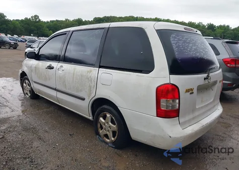 2001 Mazda Mpv Dx/Es/Lx z USA, uszkodzony, nr VIN JM3LW28G210192393